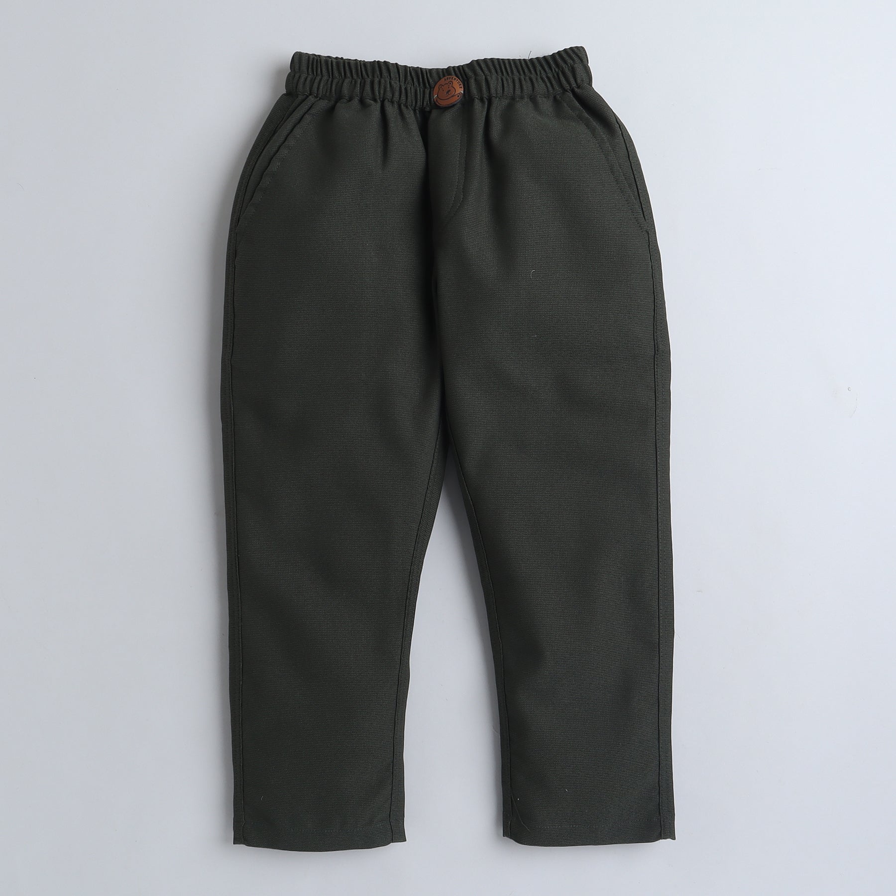 BAATCHEET Cotton Full Lenght Solid Jogger   - Green