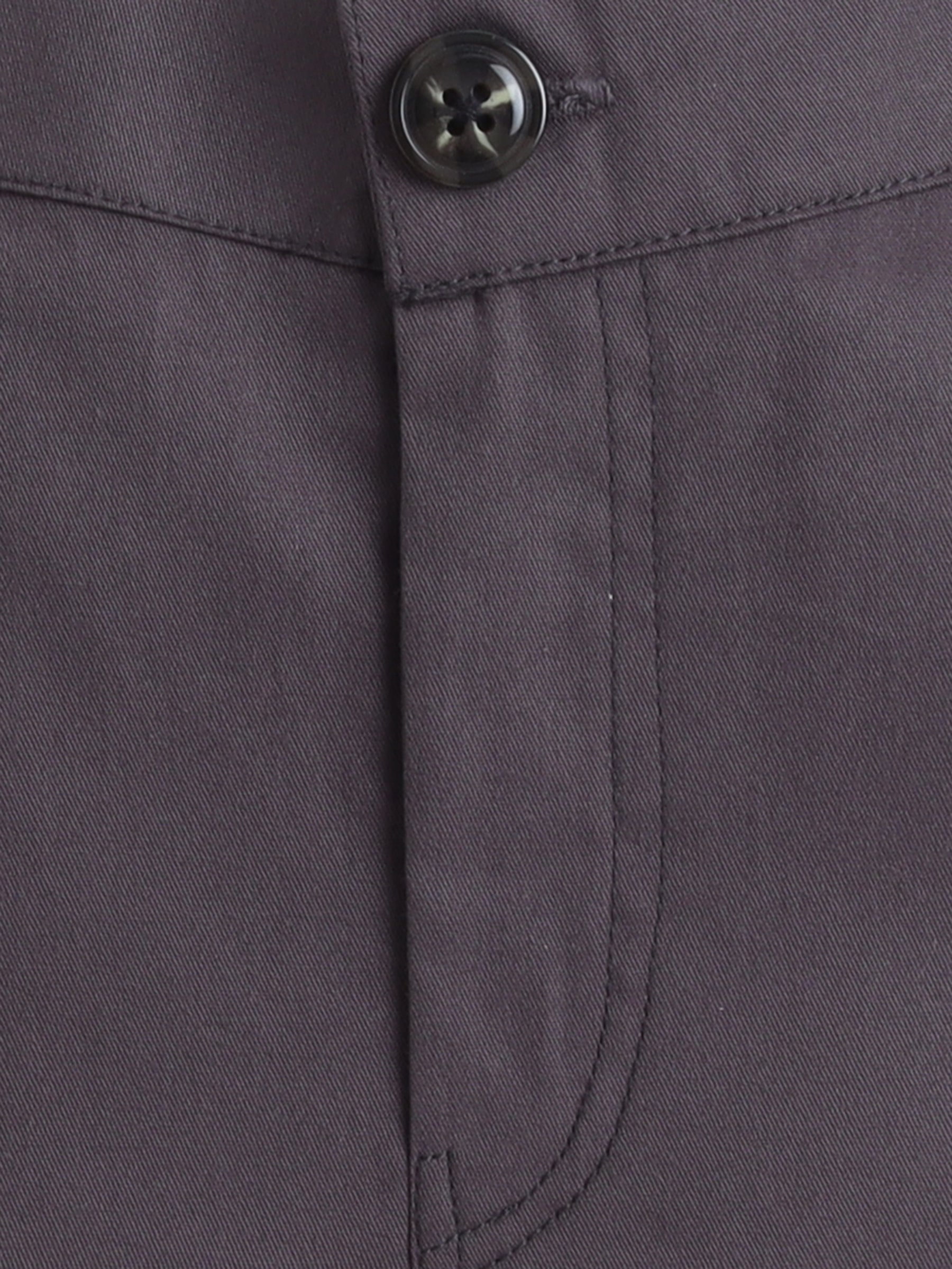 BAATCHEET Cottton Woven Full Length  Solid Trouser With Adjustable Elastic- Grey