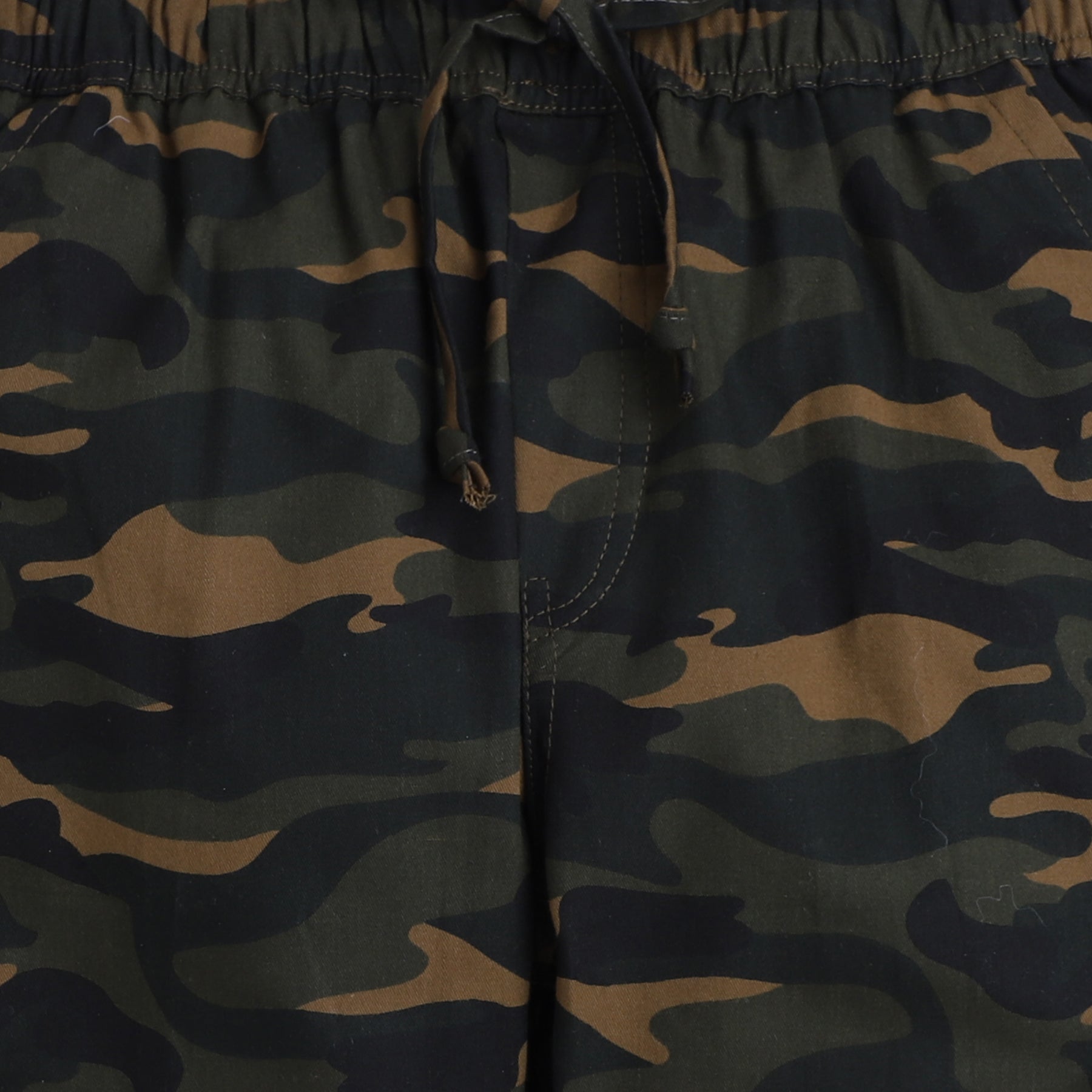 BAATCHEET Cotton  Woven Full Length  Military Jogger- Green